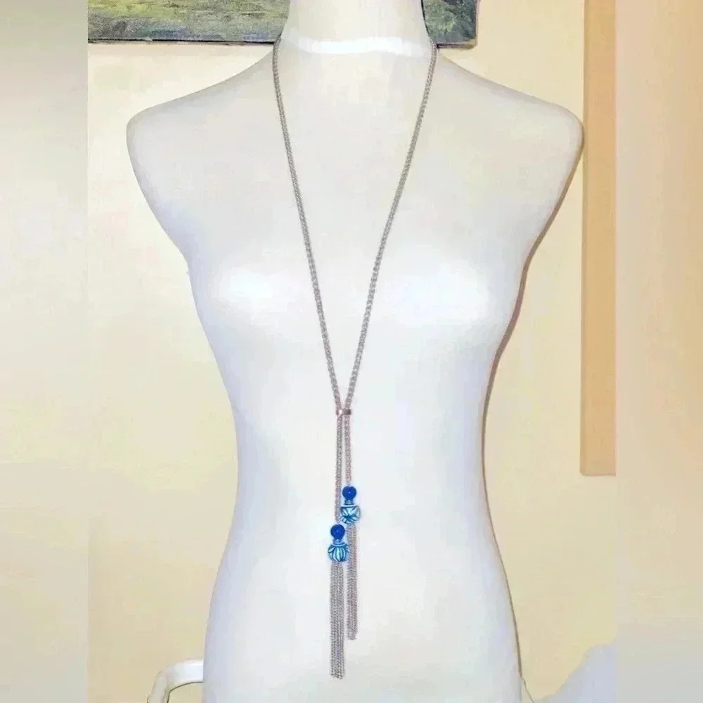 Vintage Nygard signed long length necklace (1990’s)
